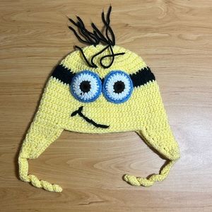 Knit Minion Hat